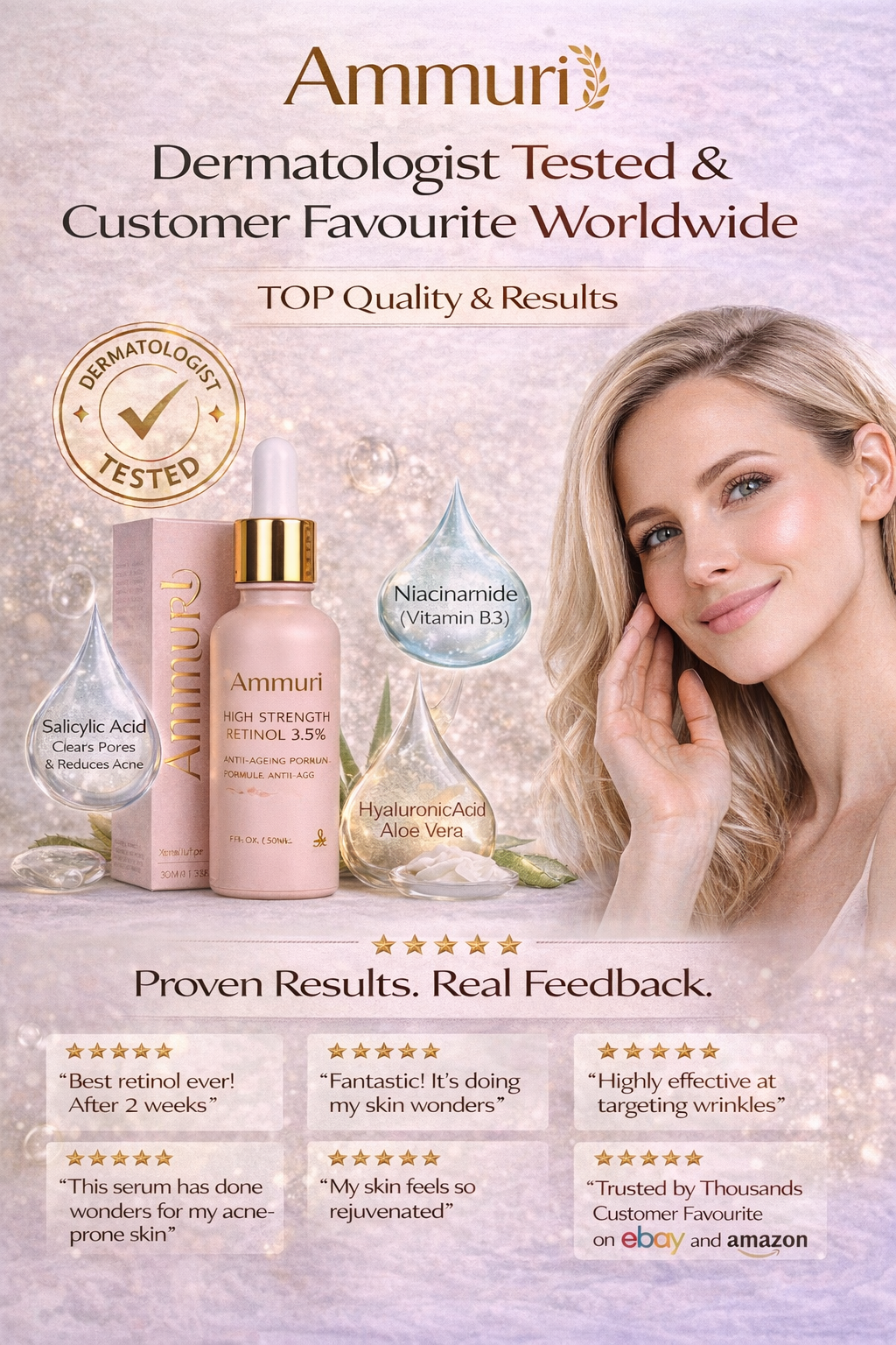 Ammuri High Strength Retinol 3.5% Serum for Anti-Aging