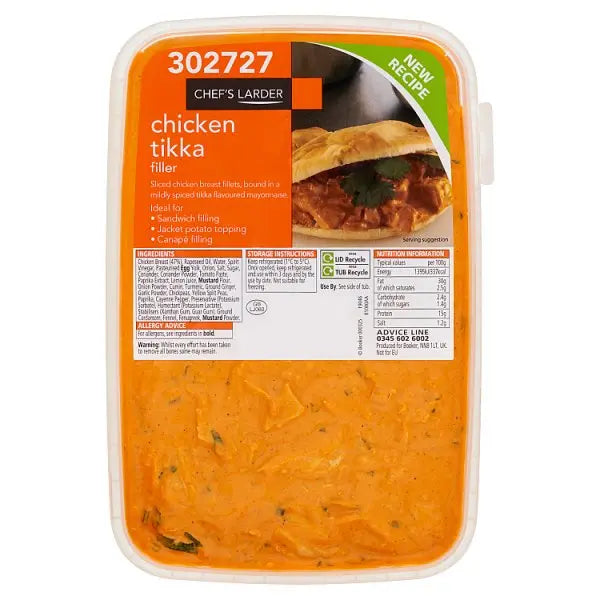 Chef's Larder Chicken Tikka Filler 1kg