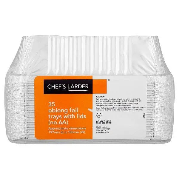 Chefs Larder Foil Trays with Lids