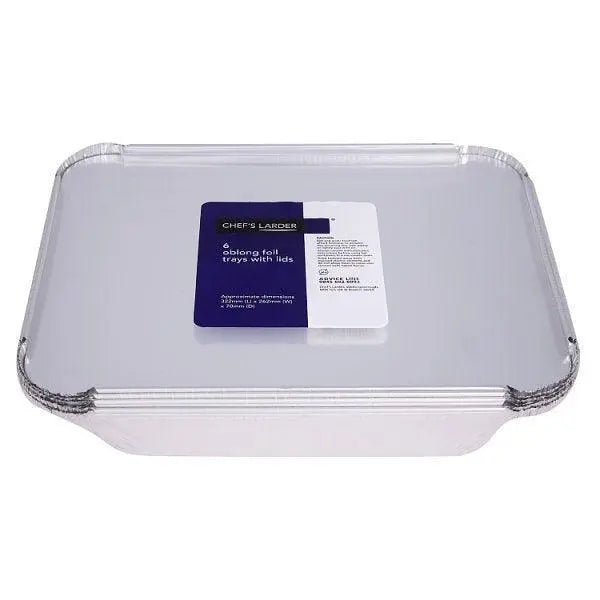 Chefs Larder Foil Trays with Lids