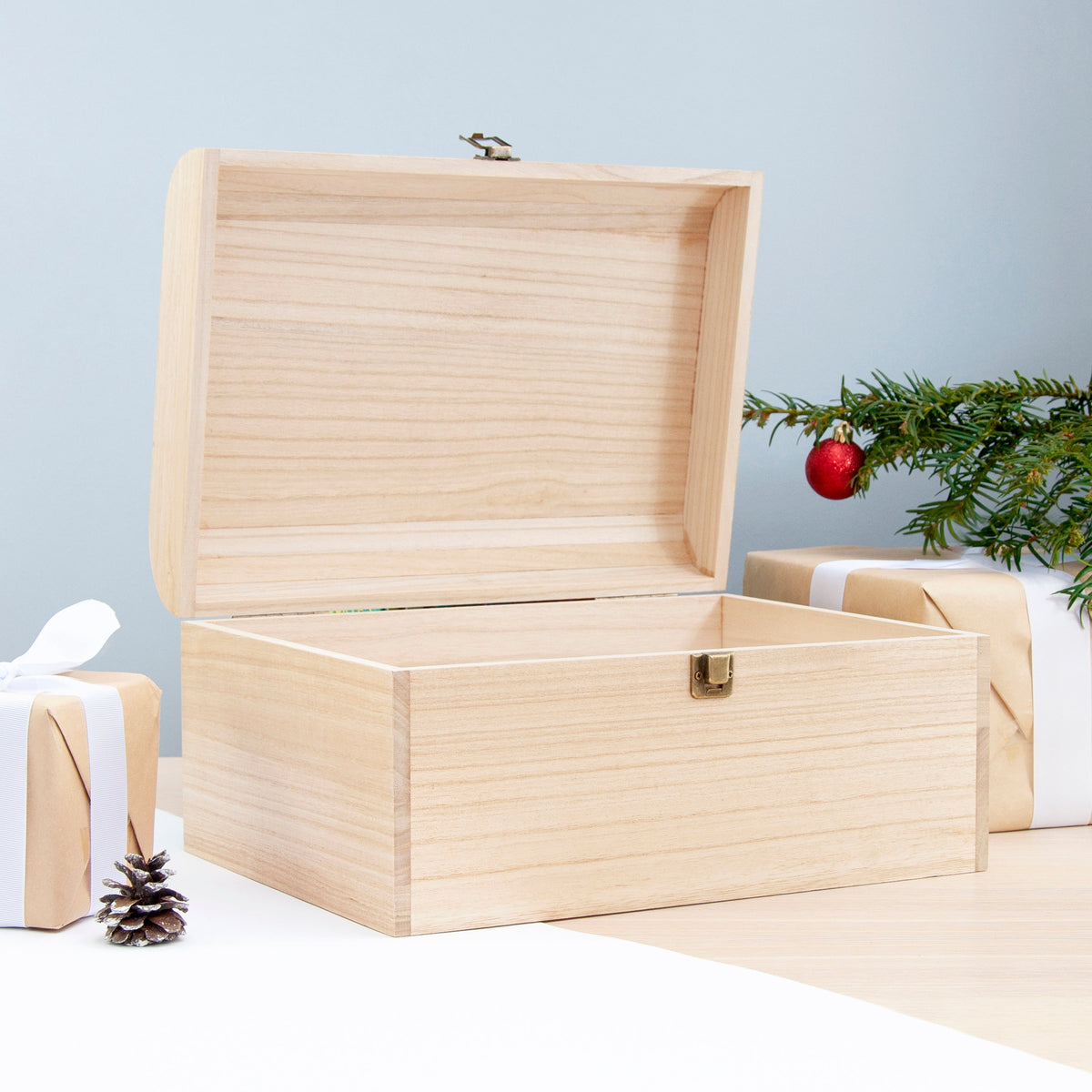 Personalised Bauble Family Christmas Eve Chest