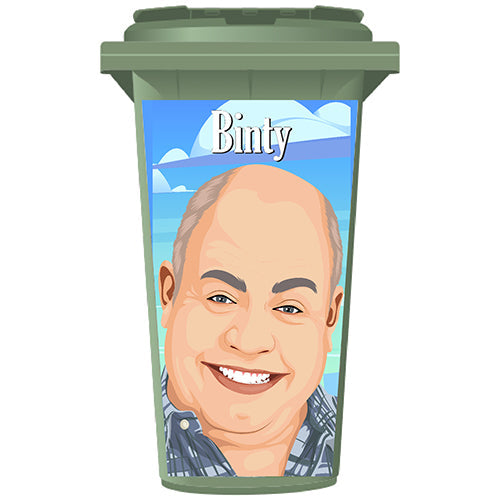 BINty from Eastenders Bin Sticker