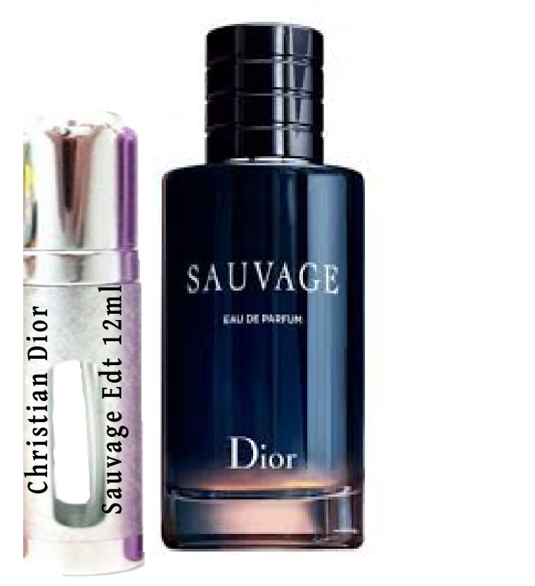 Christian Dior Sauvage perfume samples Edt version