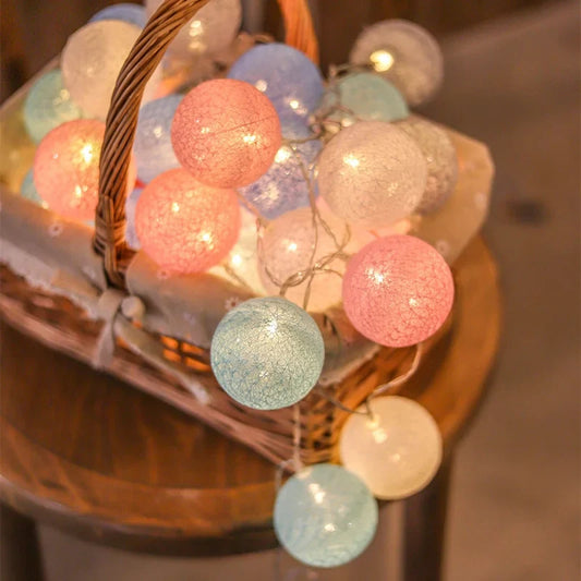 Decorative String Light Handmade DIY Thread