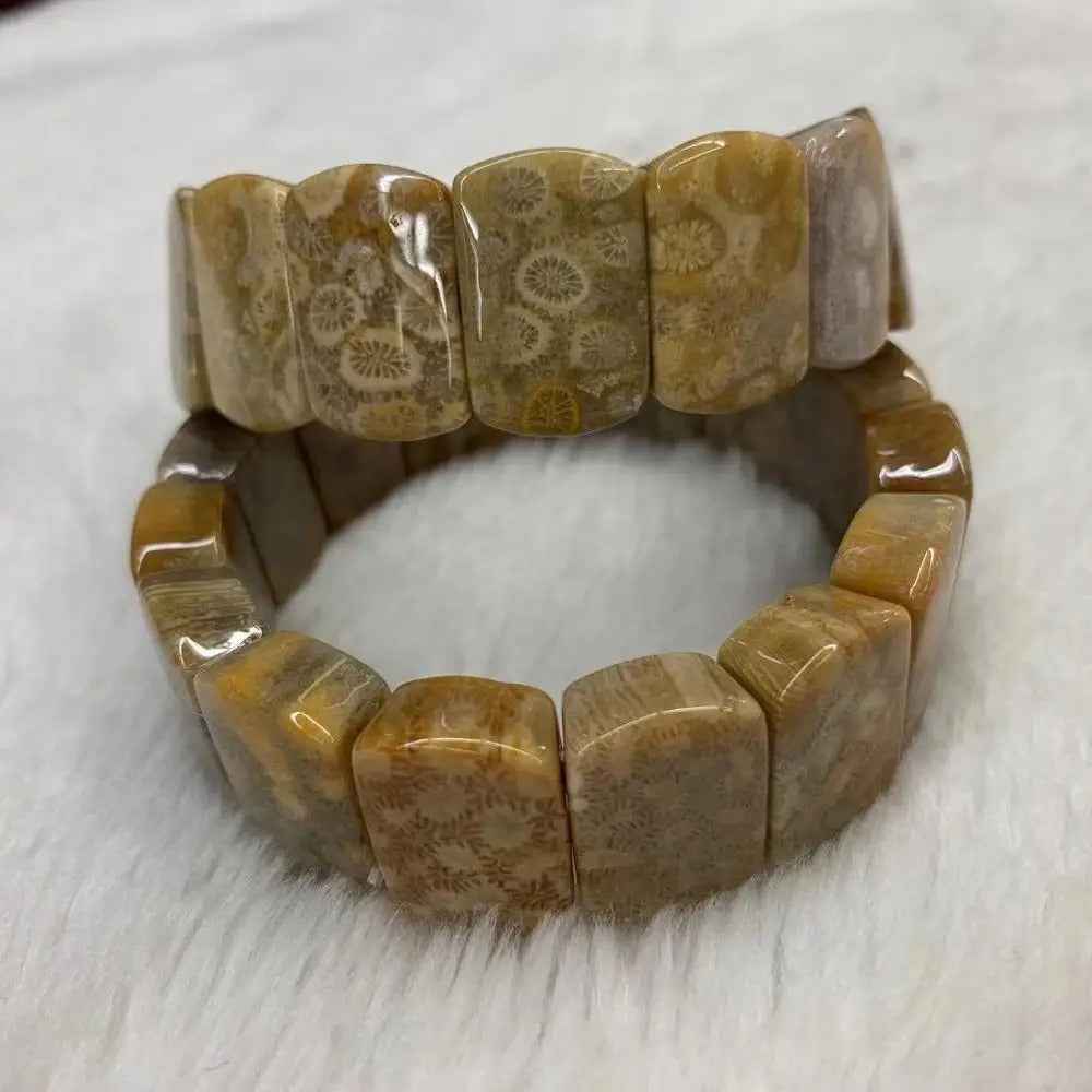 Natural Chrysanthemum Beads Gemstone Bracelet, Bangle For Women For Men,