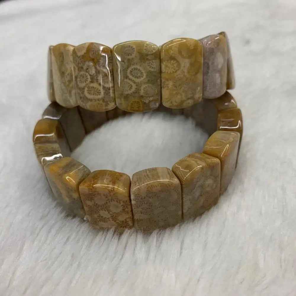 Natural Chrysanthemum Beads Gemstone Bracelet, Bangle For Women For Men,