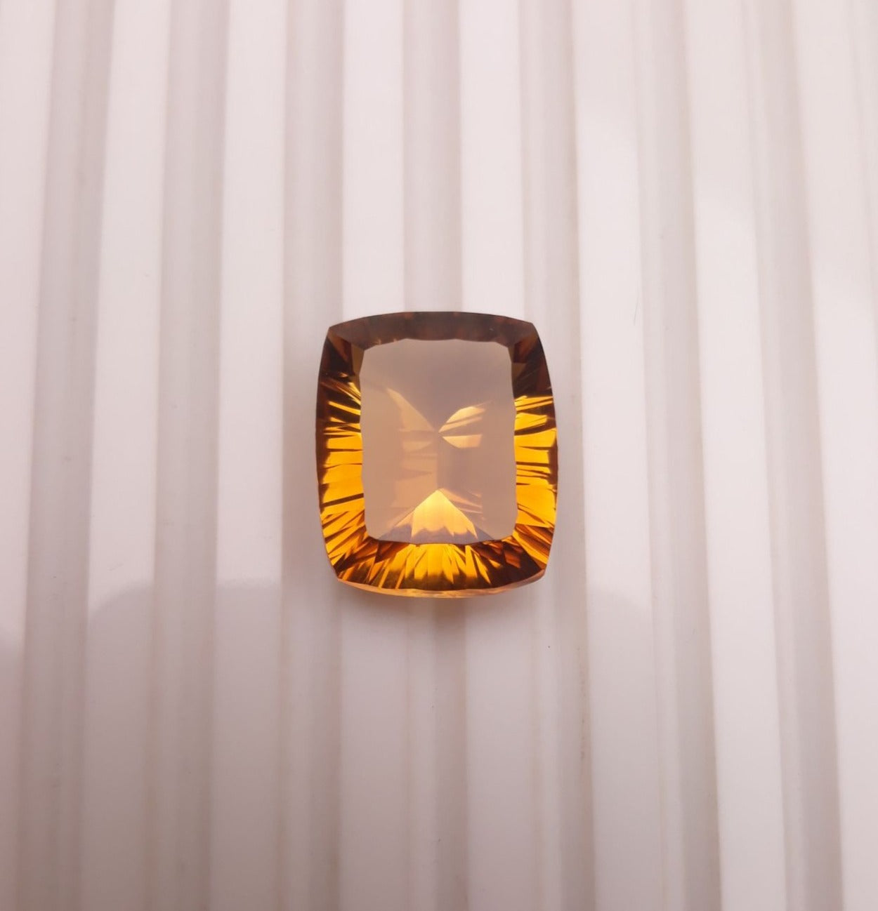 16.6ct Natural Transparent Best Quality Citrine For Sale - Golden Citrine - November Birthstone - 18x15x9mm