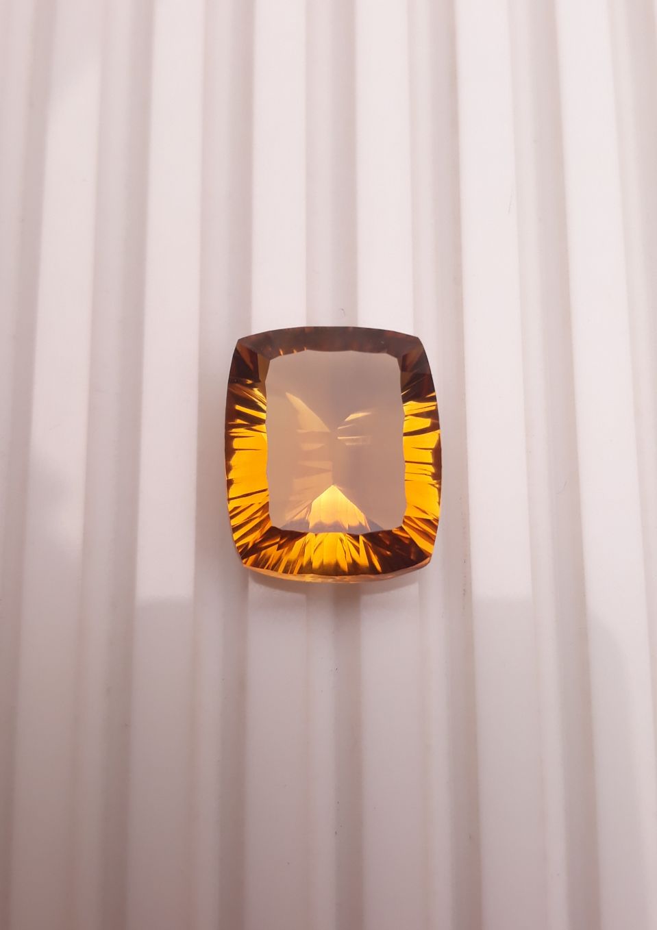 16.6ct Natural Transparent Best Quality Citrine For Sale - Golden Citrine - November Birthstone - 18x15x9mm