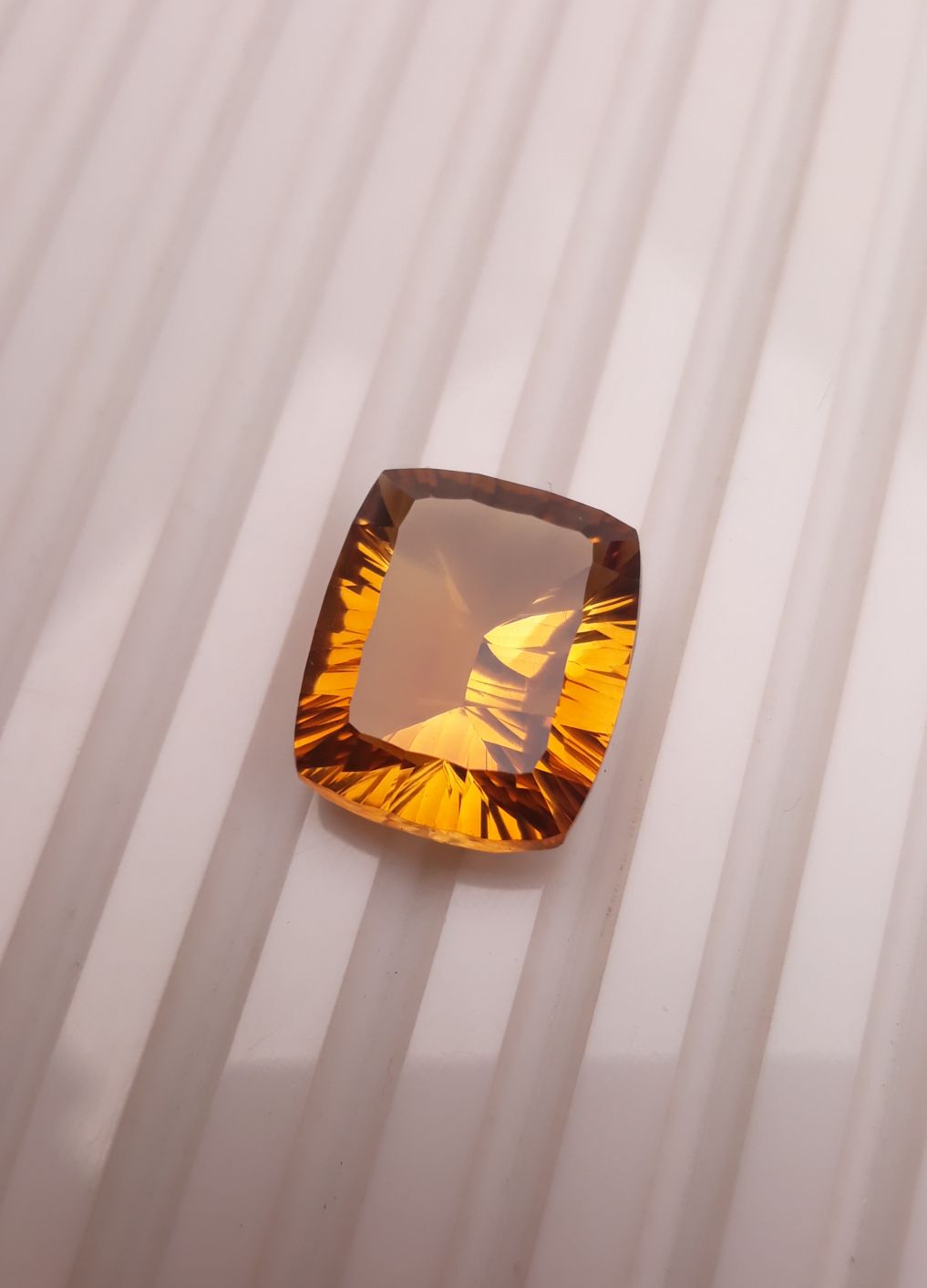 16.6ct Natural Transparent Best Quality Citrine For Sale - Golden Citrine - November Birthstone - 18x15x9mm