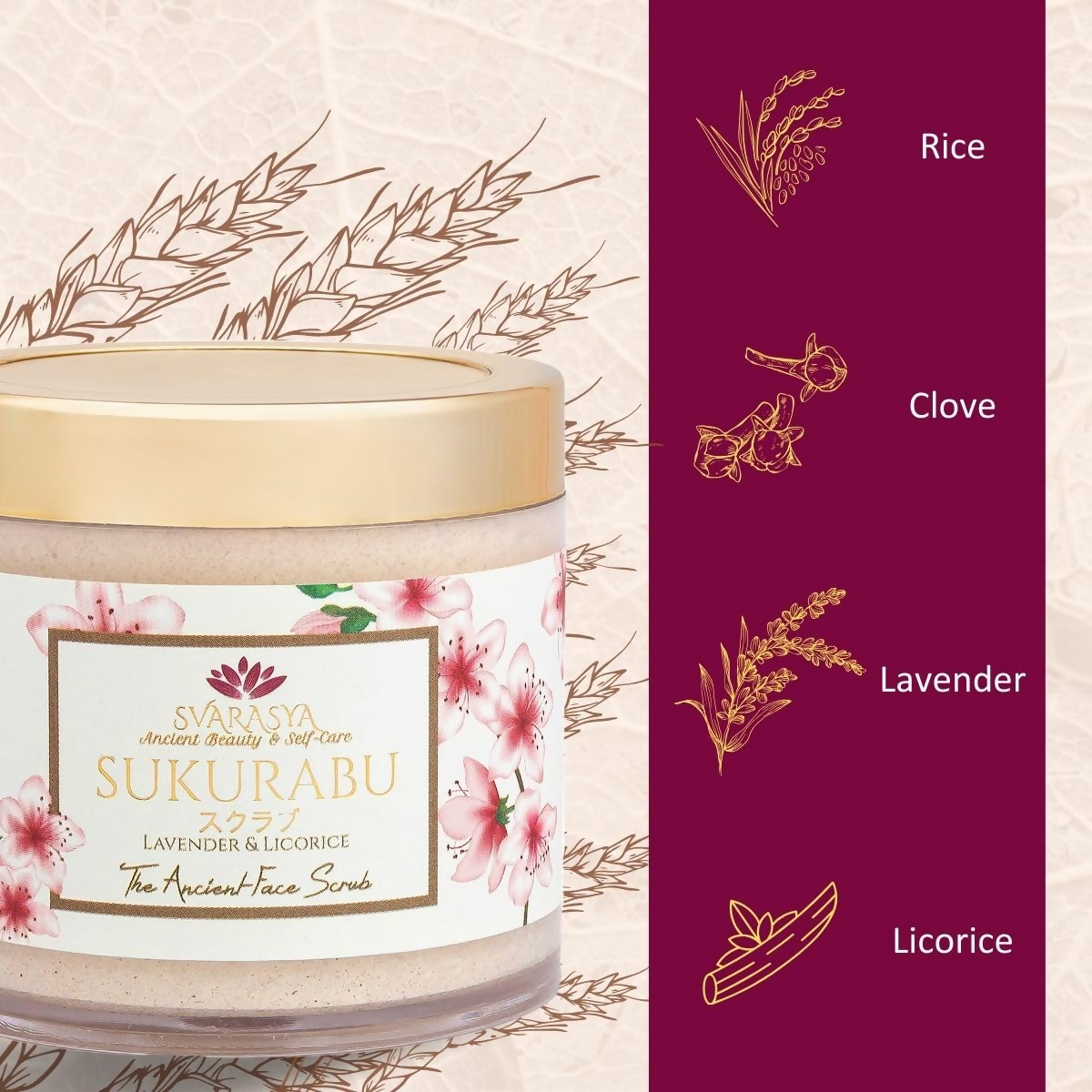 Svarasya Sukurabu The Ancient Face Scrub