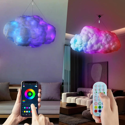 Cloud LED Lights for Ceiling 3D Thunder Clouds Light Music Sync