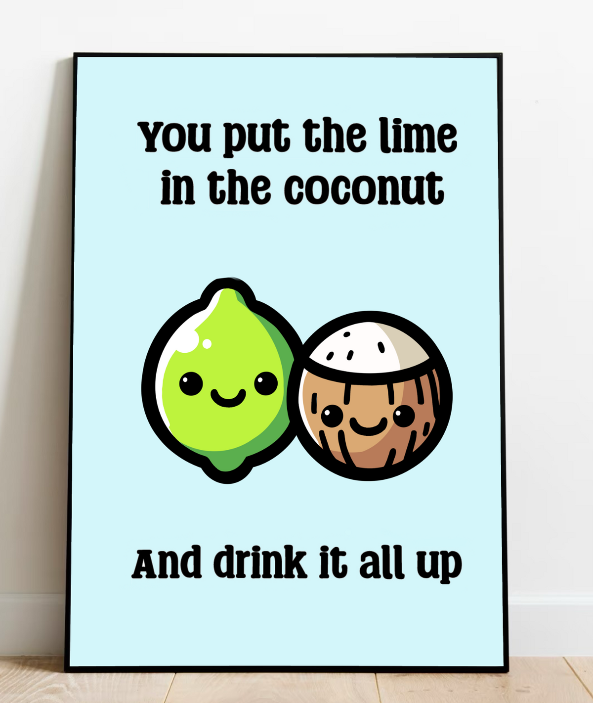 Lime & Coconut Print