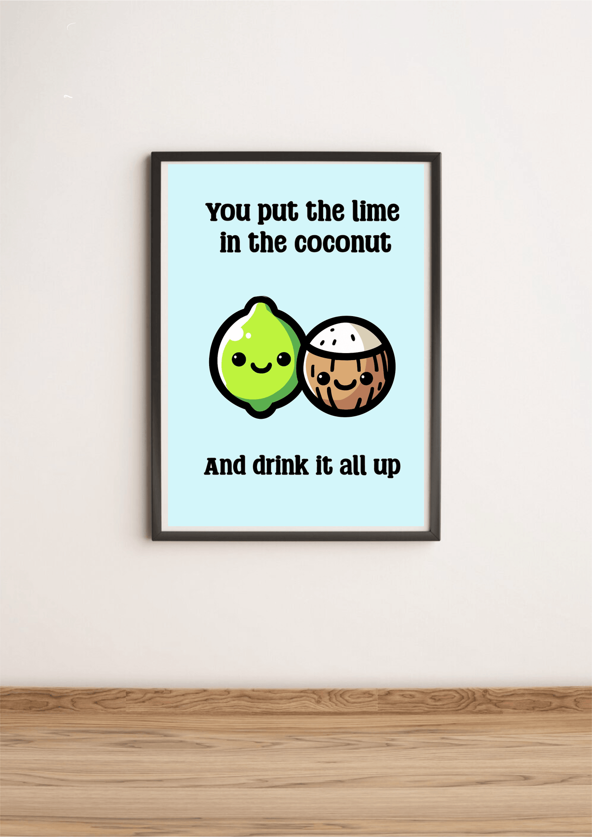 Lime & Coconut Print