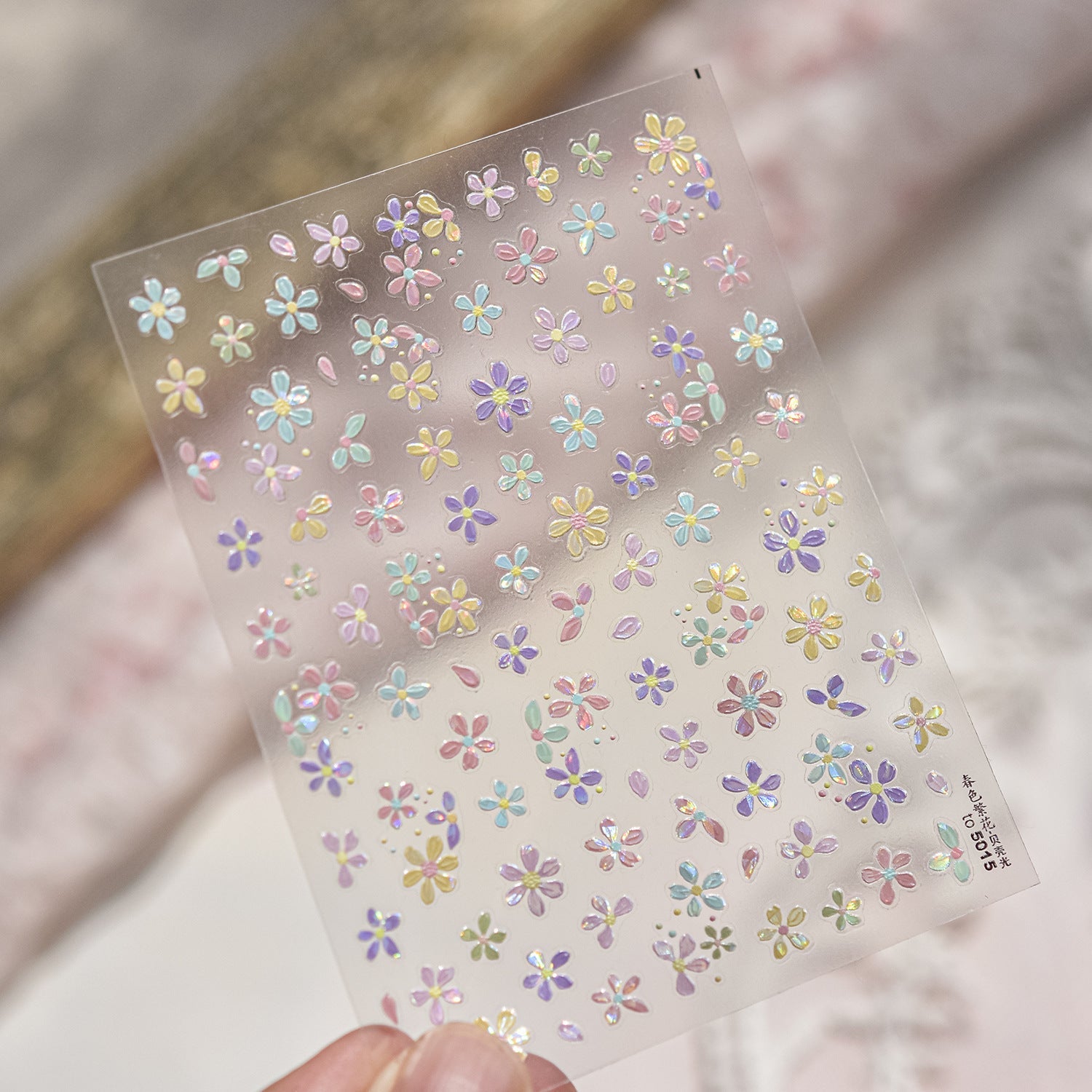 Hello Claws | Colourful Spring Flower Nail Deco Sticker