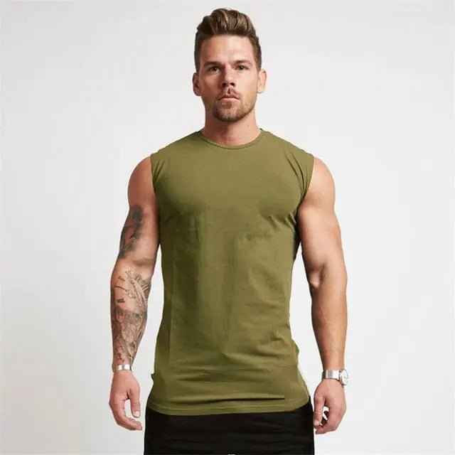 Men's Compression Gym Tank Top - Lightweight, Breathable, & Stylish Design