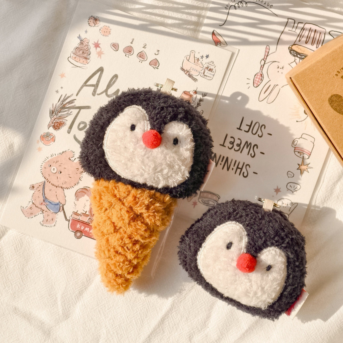 Daily White | Penguin Plush Charm
