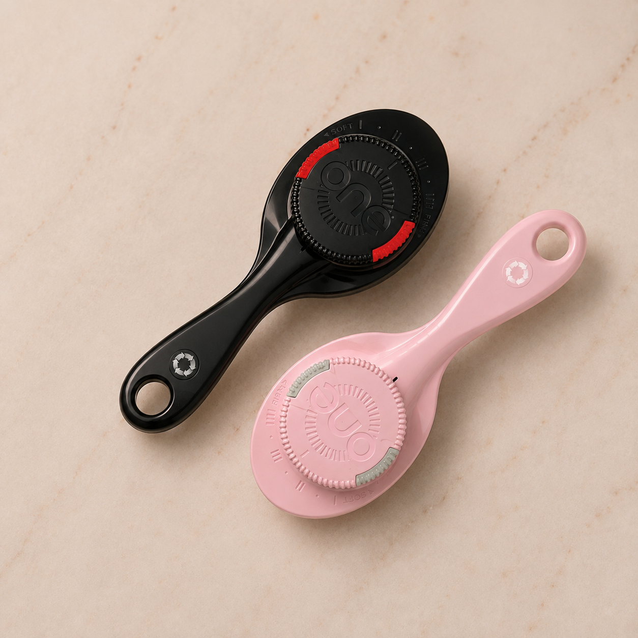 ONE Brush PRO - Adjustable Bristle Hairbrush - Pink