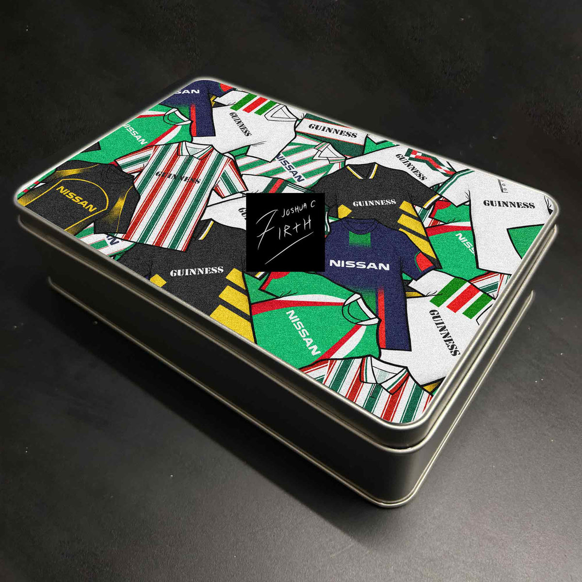 Cork City Inspired Football Retro Shirts Metal Sweets / Biscuit Tin