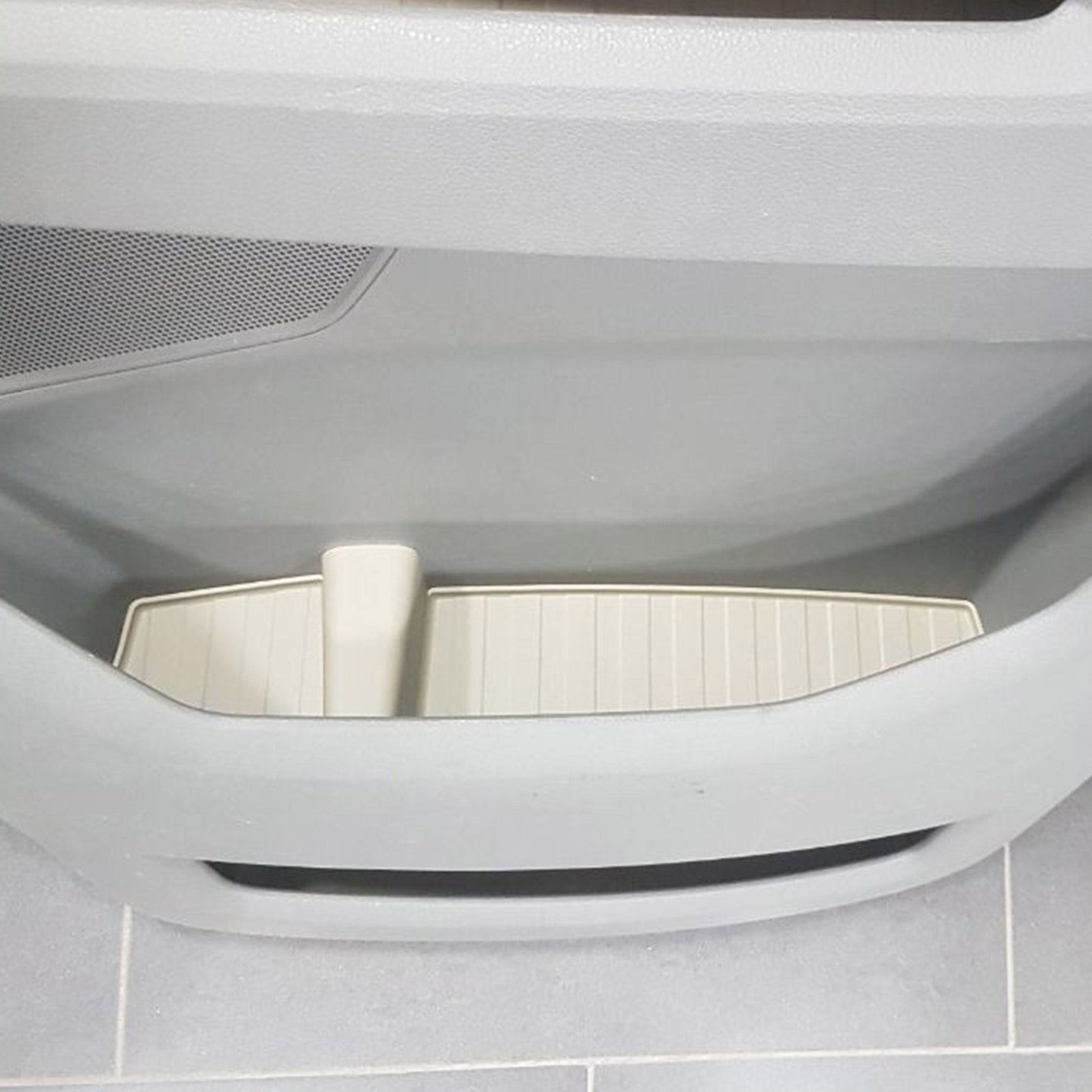 For MAN TGE Rubber Door Liner Pocket Inserts Grey | Van-X