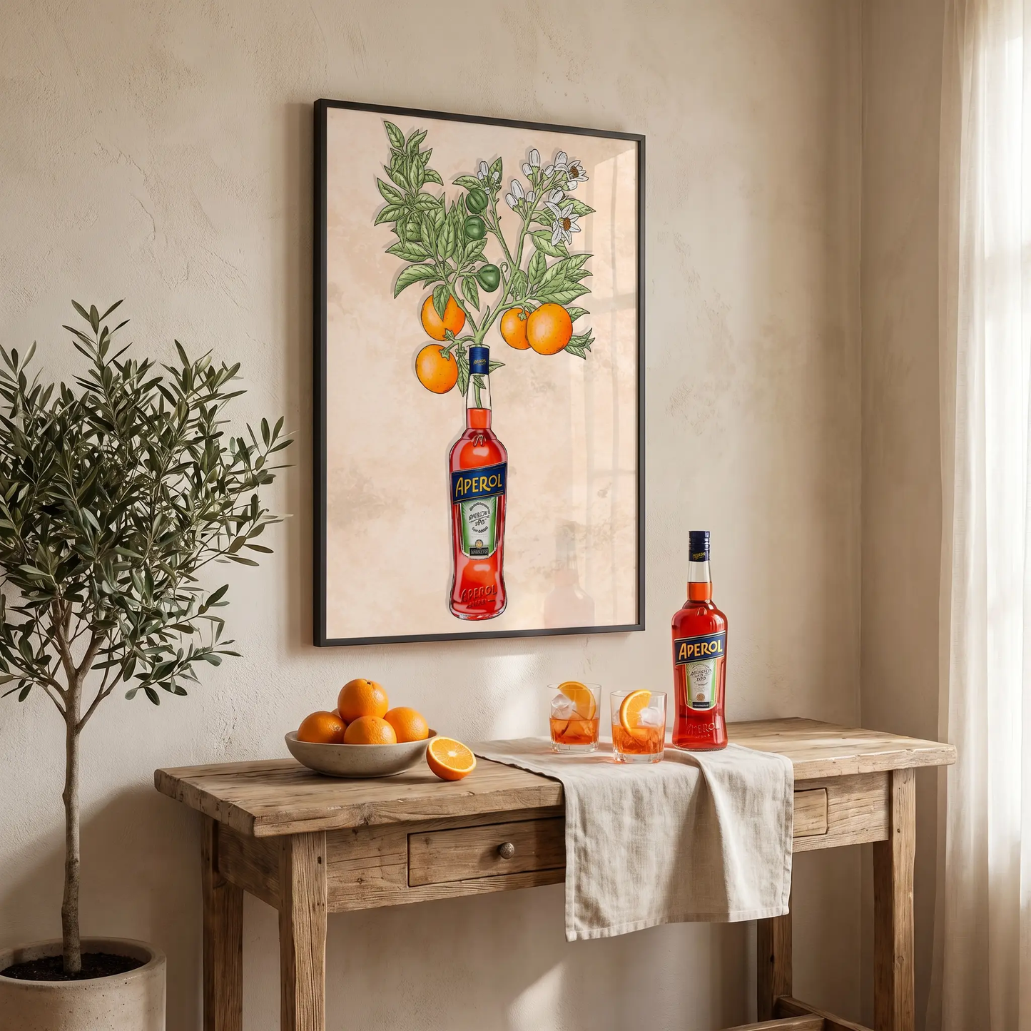 Aperol & Oranges - A5 Print