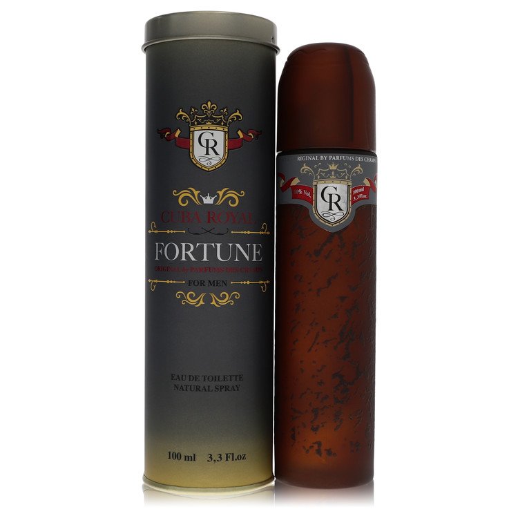 Cuba Royal Fortune Eau De Toilette Spray for Men by Fragluxe, 3.4 oz/100 ml