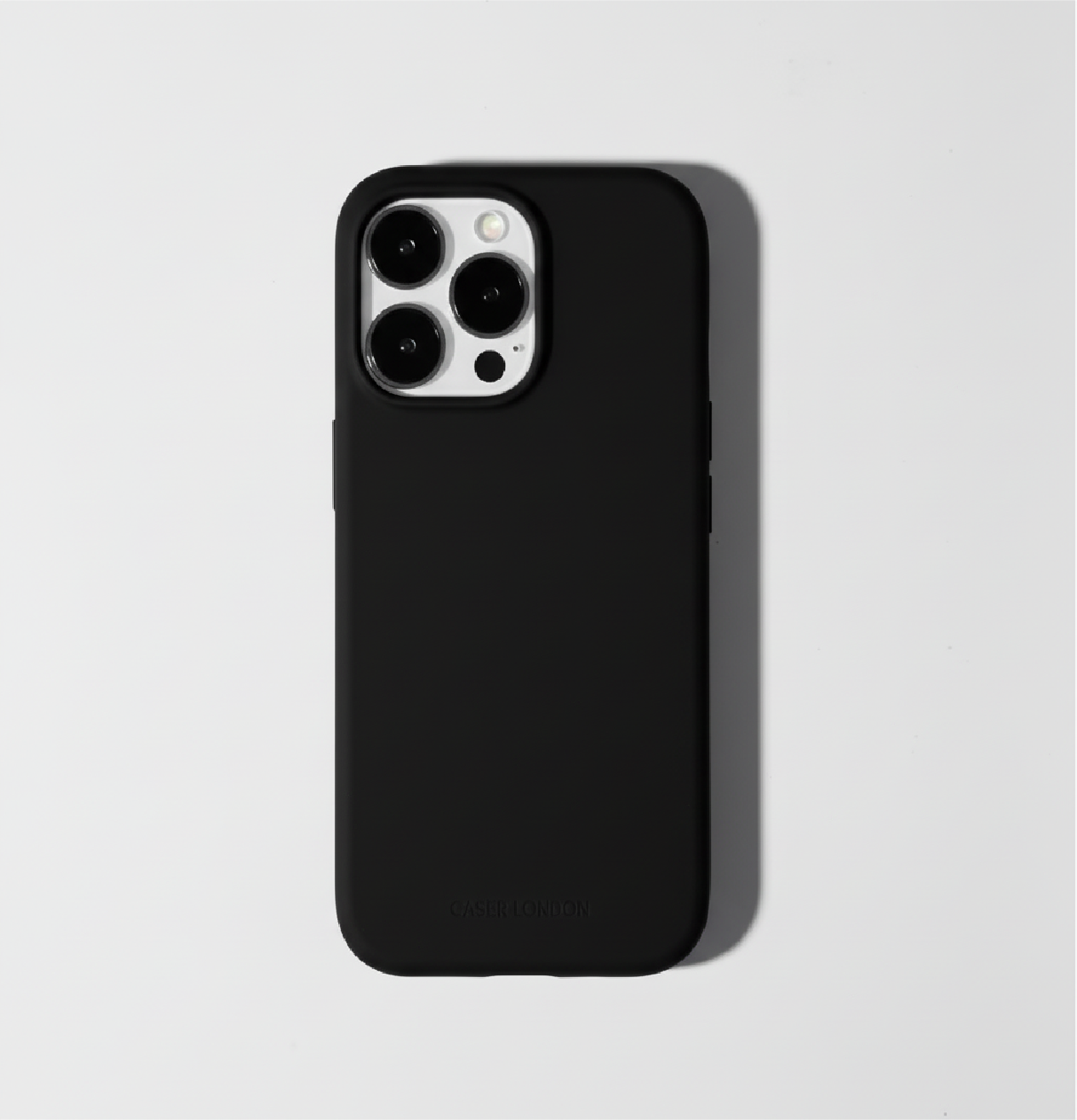 Black Liquid Silicone iPhone 16 Case - MagSafe Compatible | The Classic Case