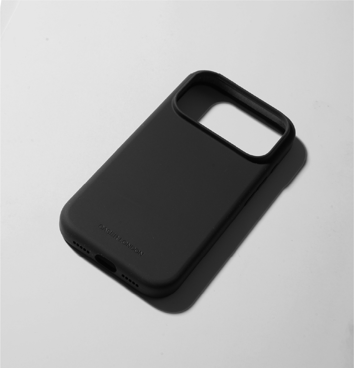 Black Liquid Silicone iPhone Air Case - MagSafe Compatible | The Classic Case