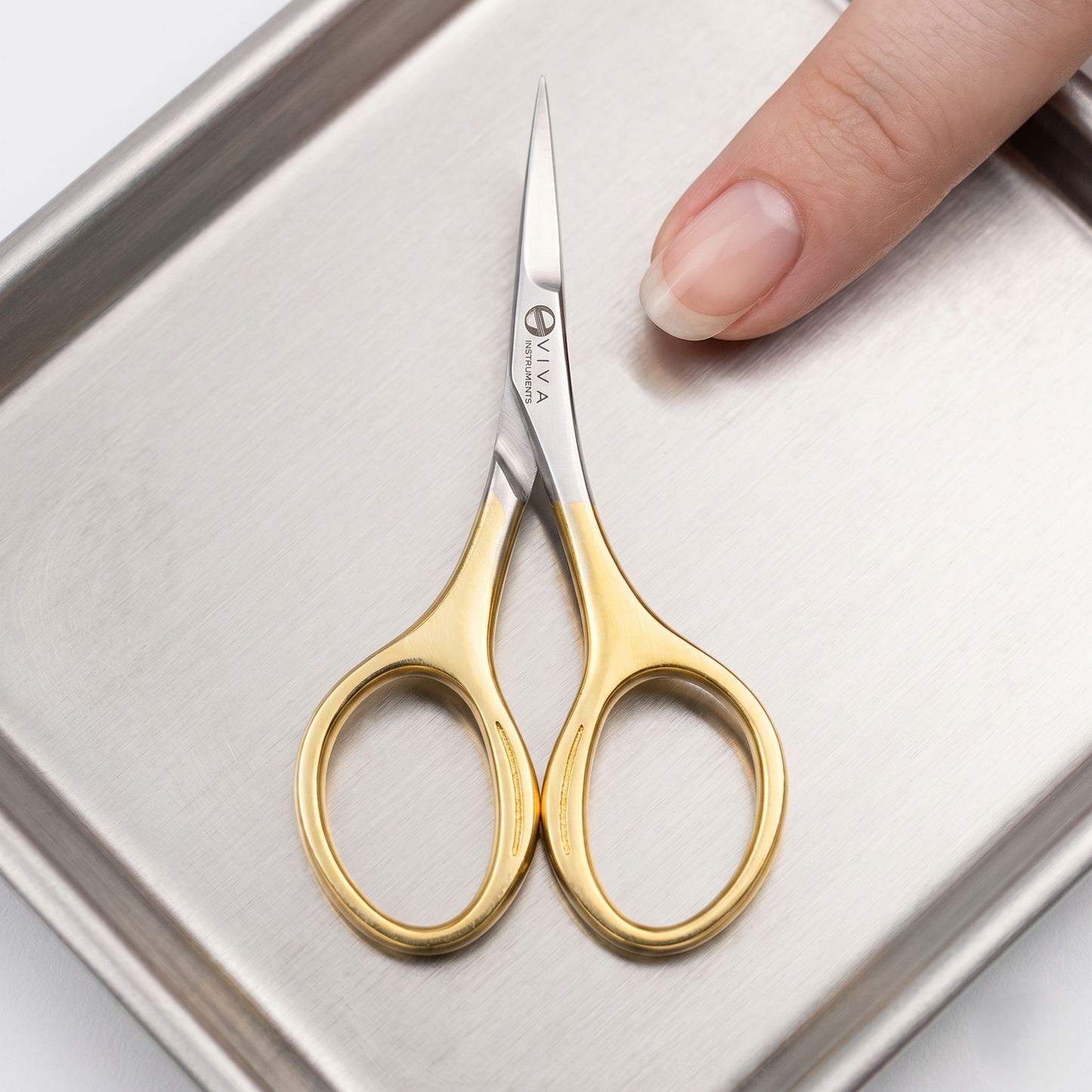 Nail Cuticle Scissor - 9cm Curved
