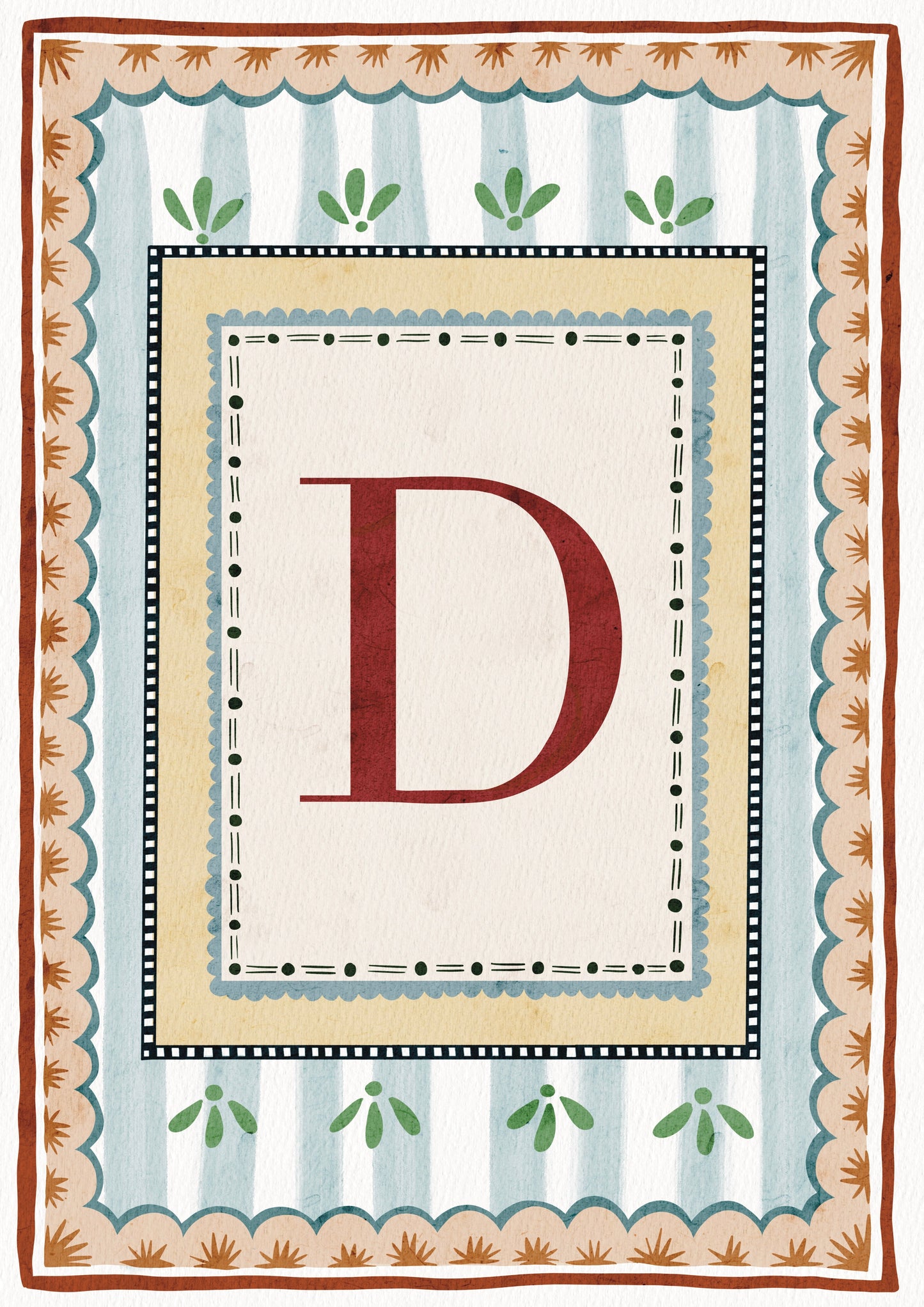 ALPHABET LETTERS ~ Blue / Red