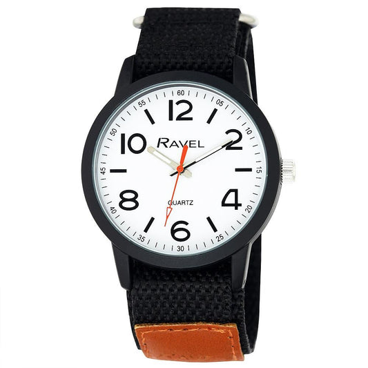 Ravel Ravel Mens Velcro Sports Bold Arabic Dial Watch R1601.64.13
