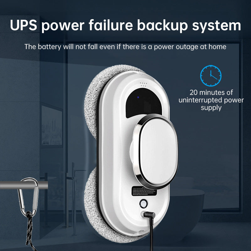 5600Pa Smart Window Cleaning Robot   Auto-Guided, Remote-Controlled Glass Cleaner for Home Use