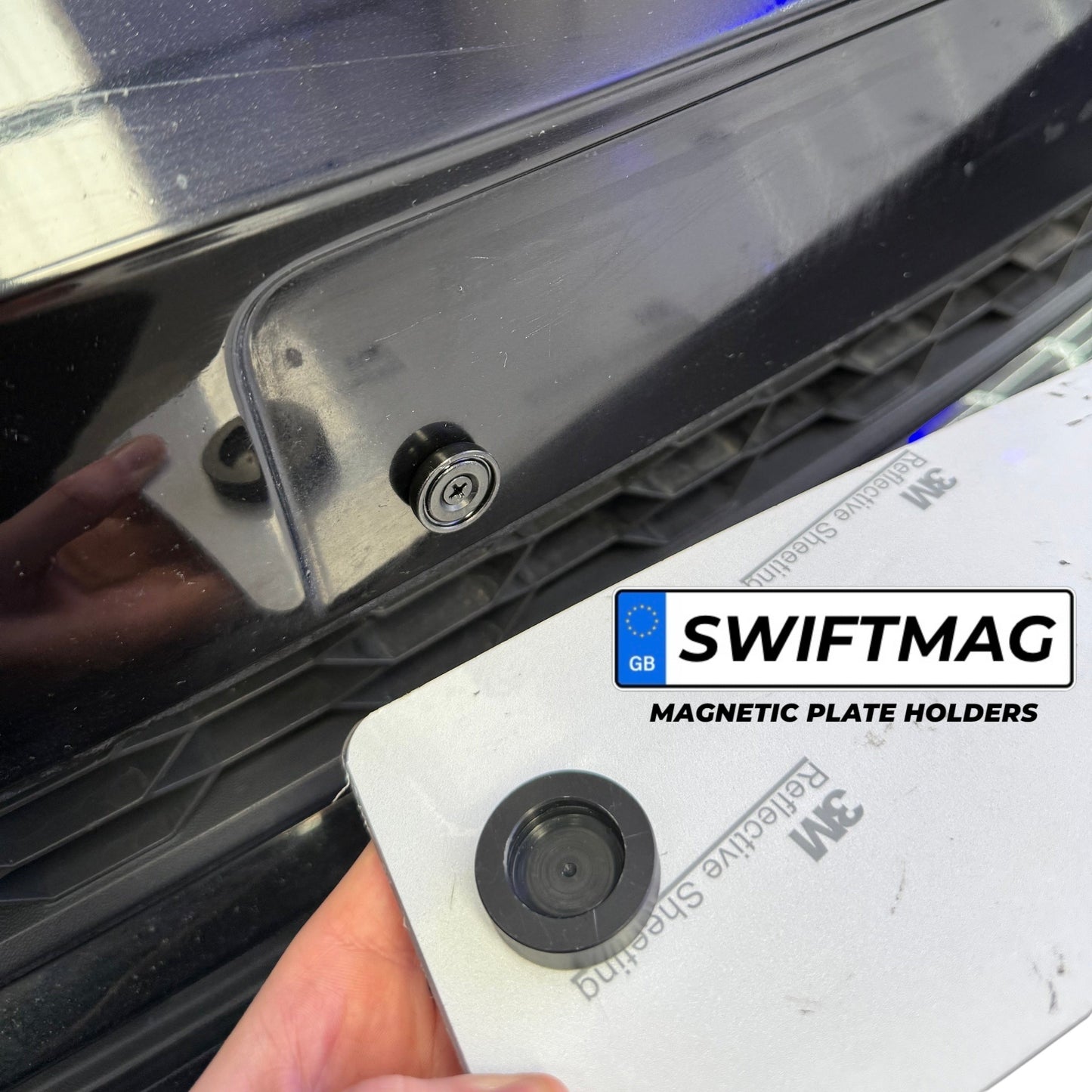SWIFTMAG V.1 Magnetic Removable Numberplate Kit
