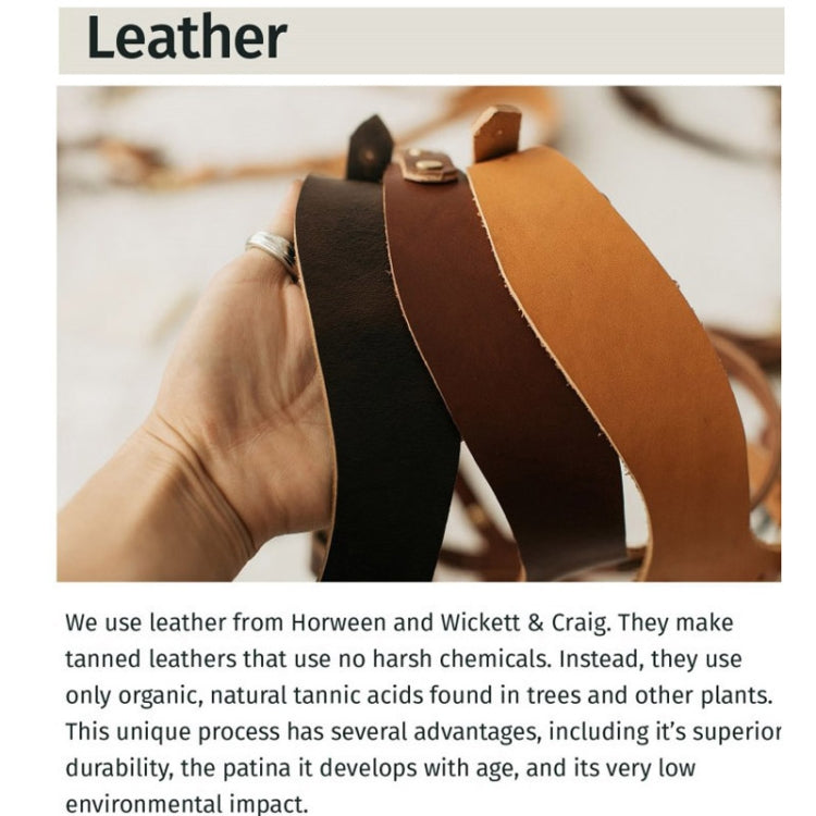 Quick Release Anti-Slip Shoulder Leather Harness Camera Strap with Metal Hook for SLR / DSLR Cameras (Left Shoulder), Left Shoulder, Right Shoulder