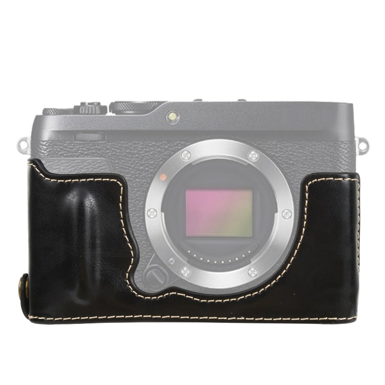 1/4 inch Thread PU Leather Camera Half Case Base for FUJIFILM XE4, For FUJIFILM XE4