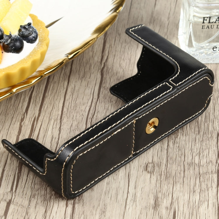 1/4 inch Thread PU Leather Camera Half Case Base for FUJIFILM XE4, For FUJIFILM XE4