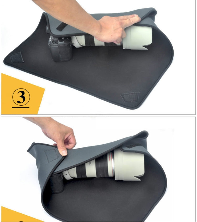 Shockproof Neoprene Bag Magic Wrap Blanket for Canon / Nikon / Sony Camera Lens, Size: 45 x 45cm, 45 x 45cm