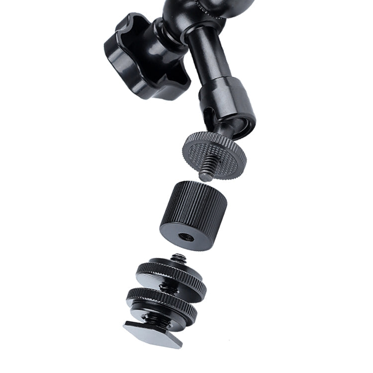7 inch Adjustable Friction Articulating Magic Arm + Large Claws Clips