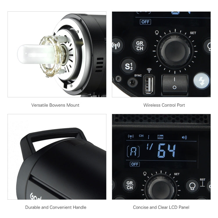 Godox DP600III Studio Flash Light 600Ws Bowens Mount Studio Speedlight, DP600III