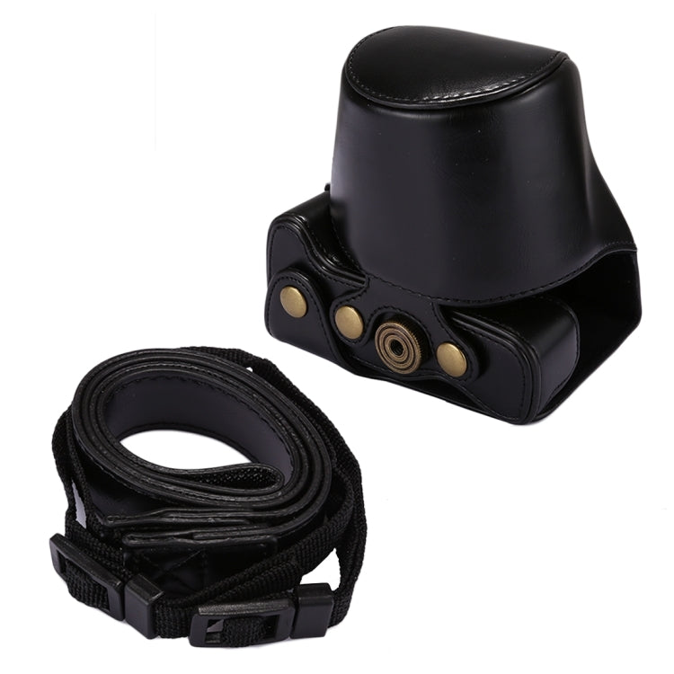 Full Body Camera PU Leather Case Bag with Strap for Canon EOS M5, For EOS M5