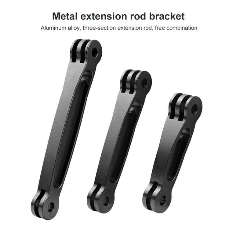 3 in 1 Joint Aluminum Extension Arm Grip Extenter for DJI, Insta360, GoPro and Other Action Cameras, 3 in 1