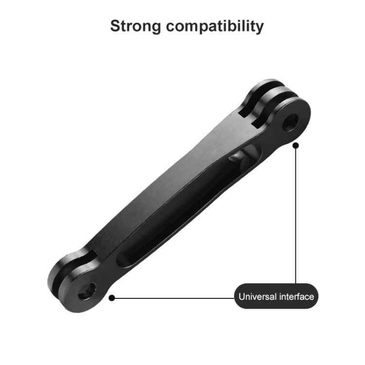 Joint Aluminum Extension Arm Grip Extenter for GoPro, Insta360, DJI and Other Action Cameras, Length: 8.8cm