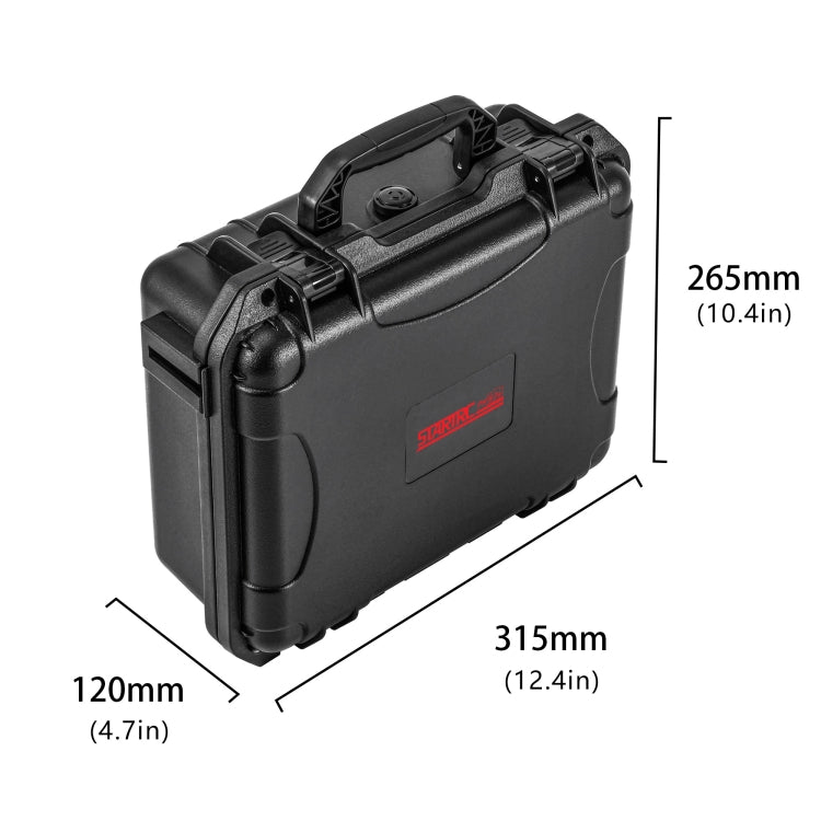 STARTRC Waterproof EVA PP Dual-layer Suitcase Storage Box For GoPro HERO13 Black /12 Black /11 Black /10 Black /9 Black (Black)