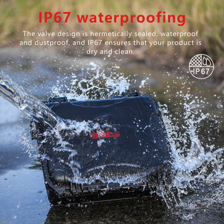 STARTRC Waterproof EVA PP Dual-layer Suitcase Storage Box For GoPro HERO13 Black /12 Black /11 Black /10 Black /9 Black (Black)