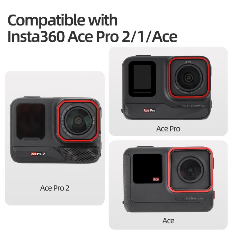 For Insta360 Ace / Ace Pro 2 / 1 Sunnylife Portable Protective Case Shock-proof Dust-proof Storage Box with Lanyard, For Insta360 Ace / Ace Pro 2 / 1