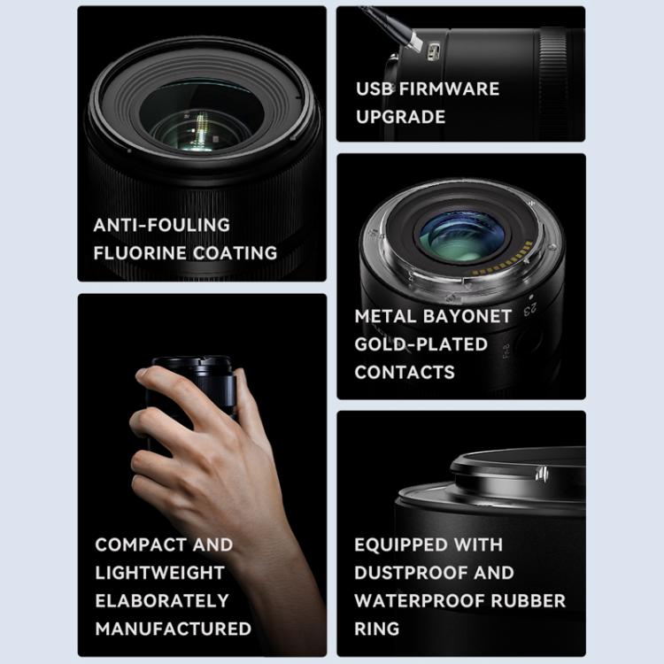 YONGNUO YN23mm F1.4Z DA DSM WL Pro Lens – APS-C Nikon Z, Remote Control