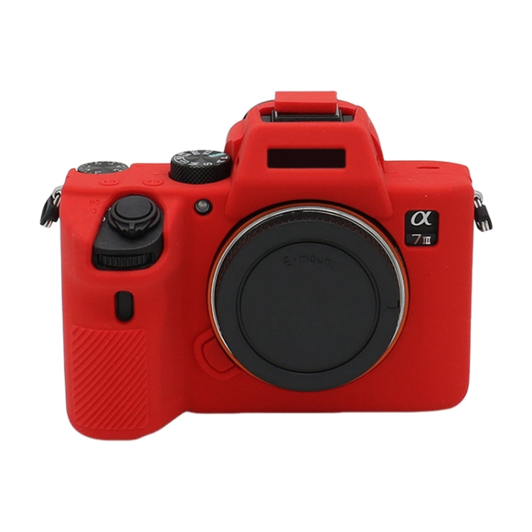 For Sony A7 III / ILCE-7M3 / A7R III Soft Silicone Protective Case, For Sony A7 III / ILCE-7M3 / A7R III
