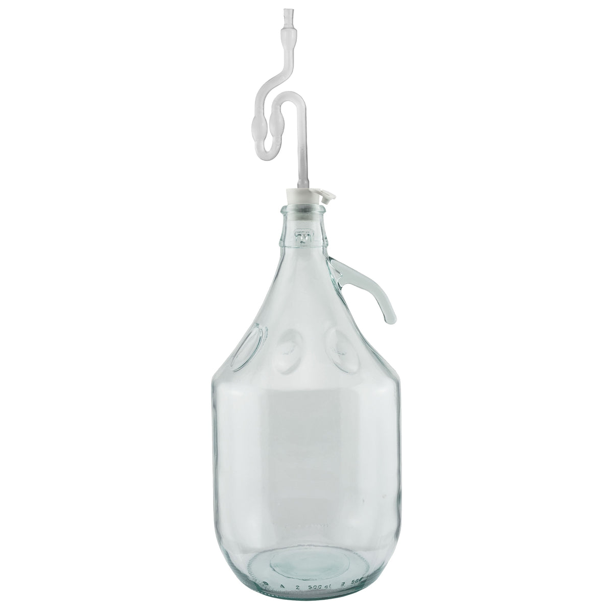 Glass Demijohn 5L 6 Pack Plain With Airlock and Bung for DIY Workshop Accessory