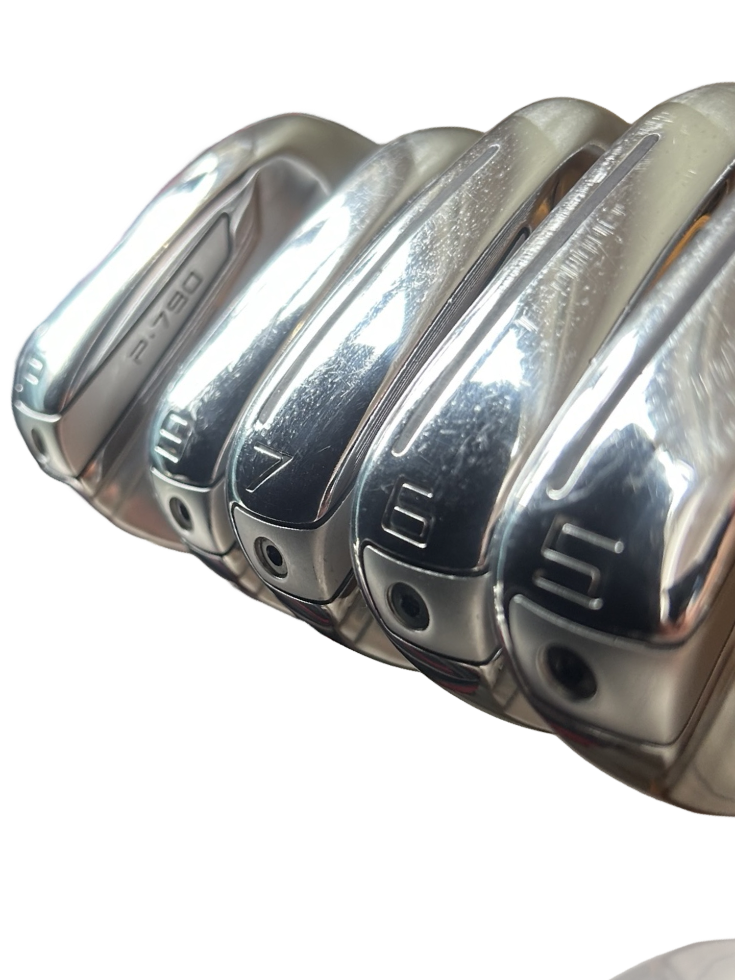 TaylorMade P790 Forged Iron Set 5-PW 1/2 inch Longer Recently Fitted Grips RH