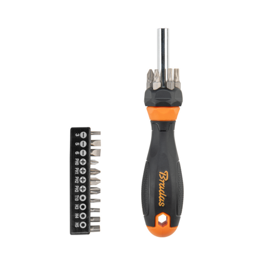 Screwdriver with Multi-Bit Set DIY Workshop Accessory Home and Garden Use