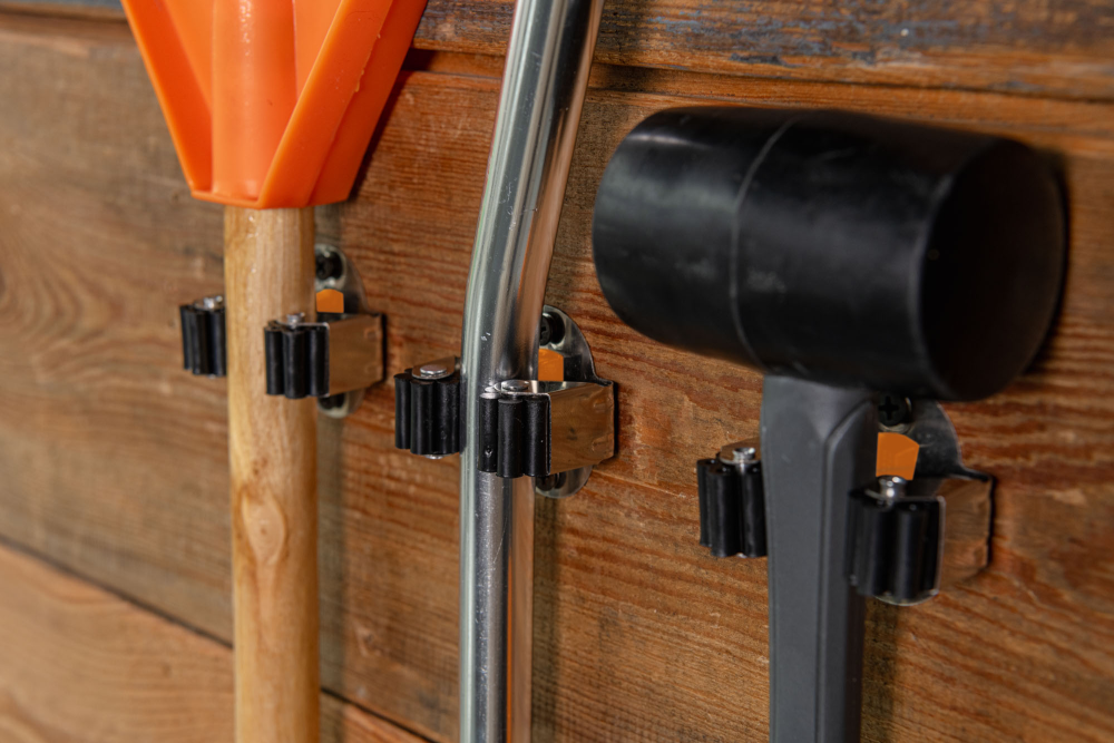 Wall Mount Tool Holder – Roller Grip Design (Single)